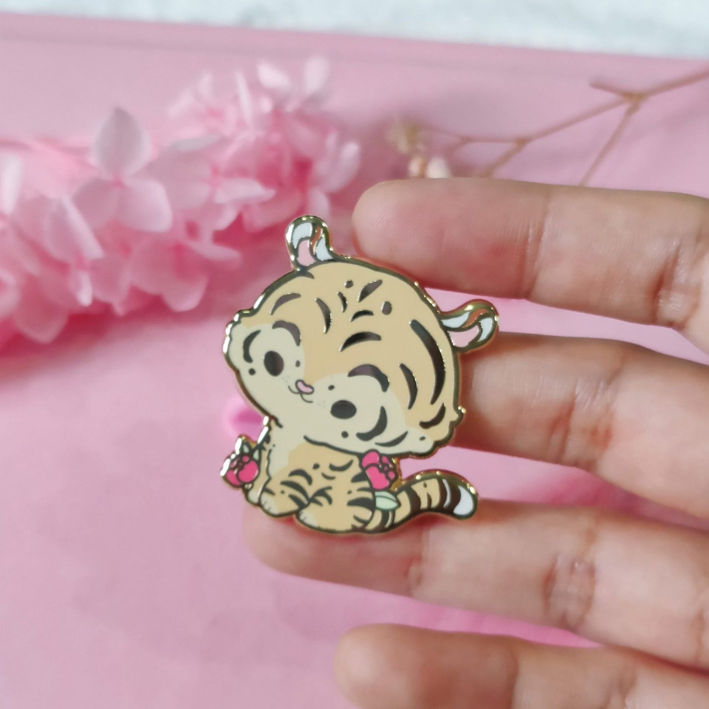 Kawaii Tiger Pin