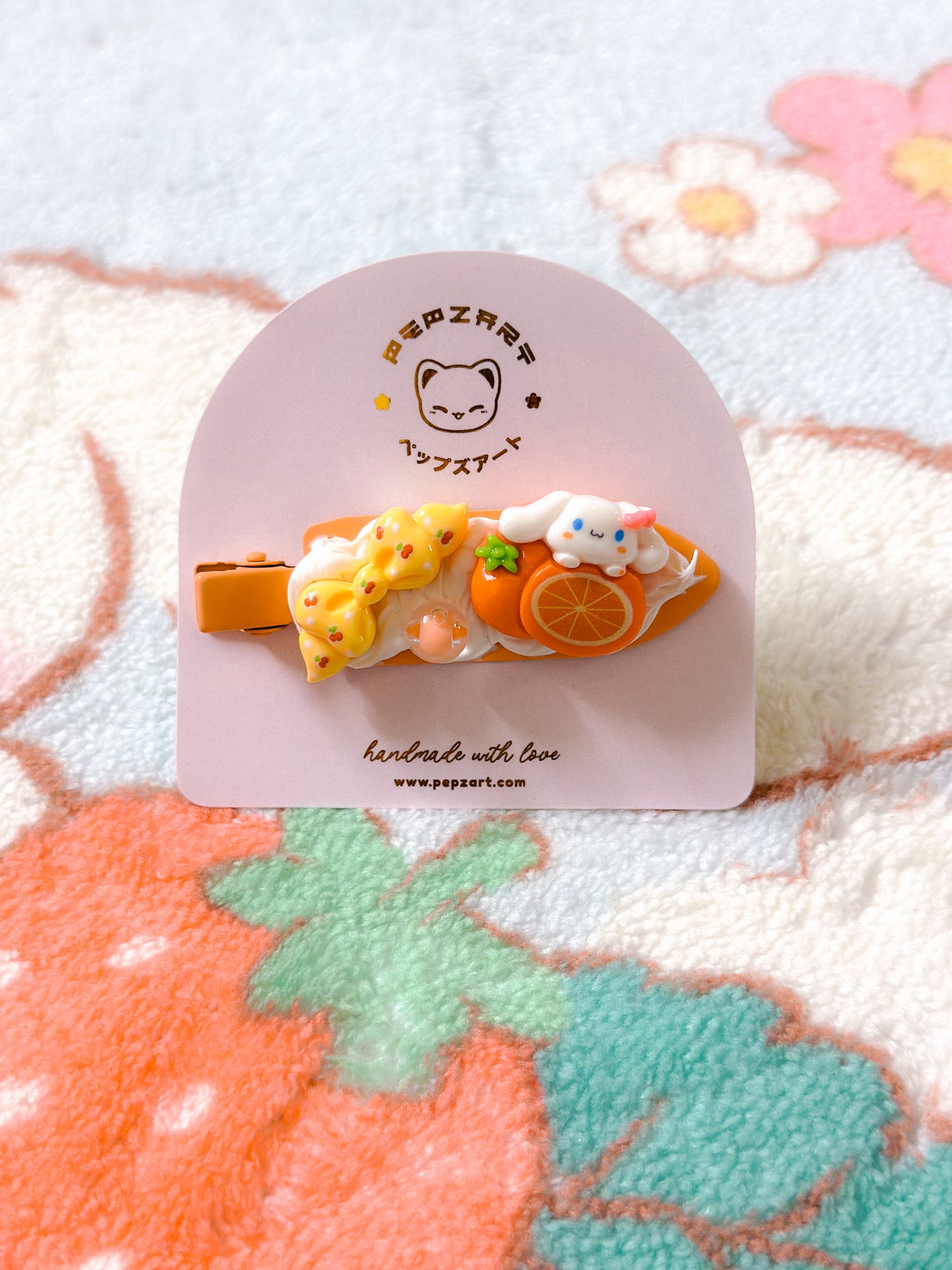 Cinnamoroll Orange Hair Clip