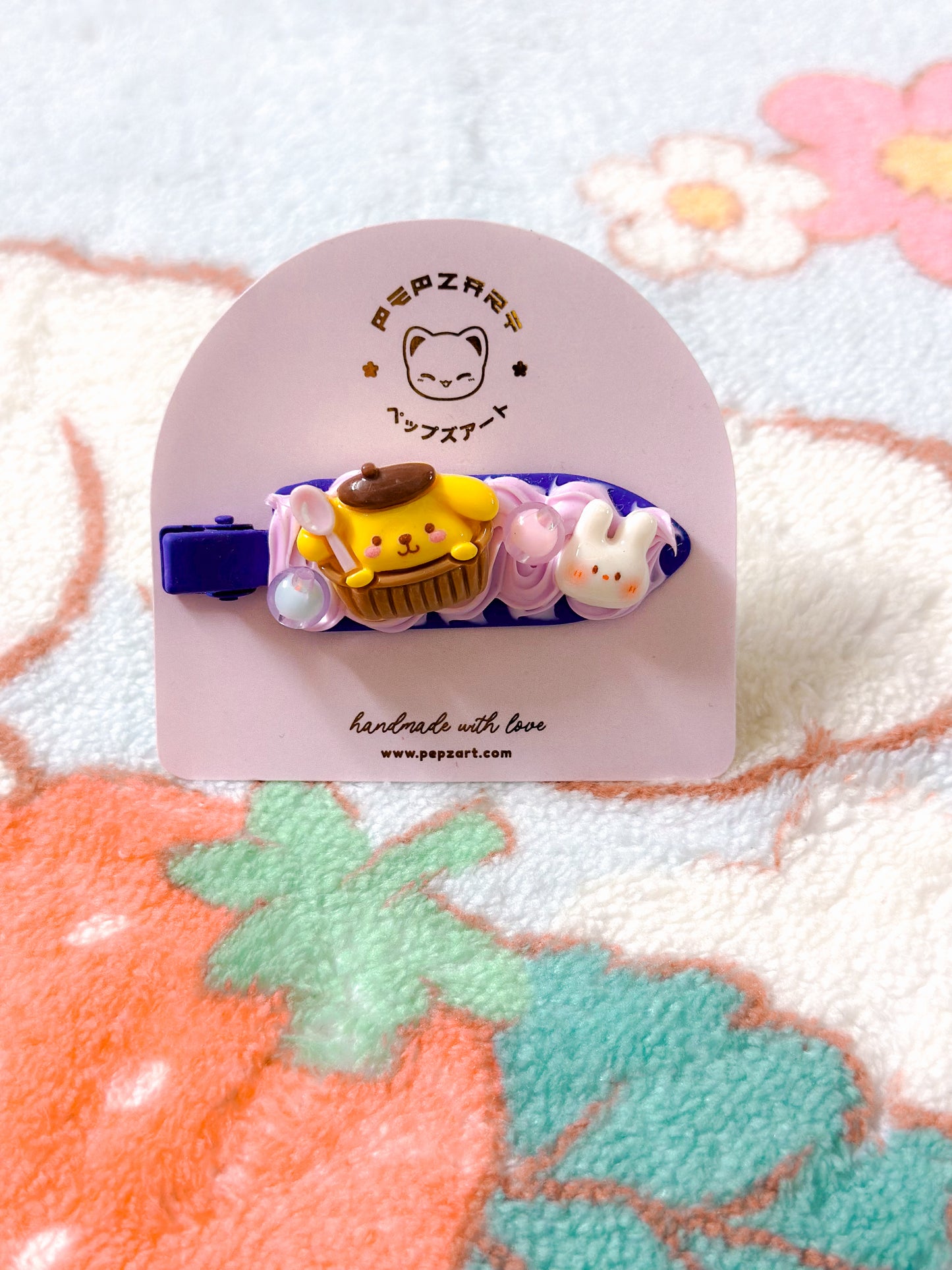 Pompompurin Dessert Hair Clip