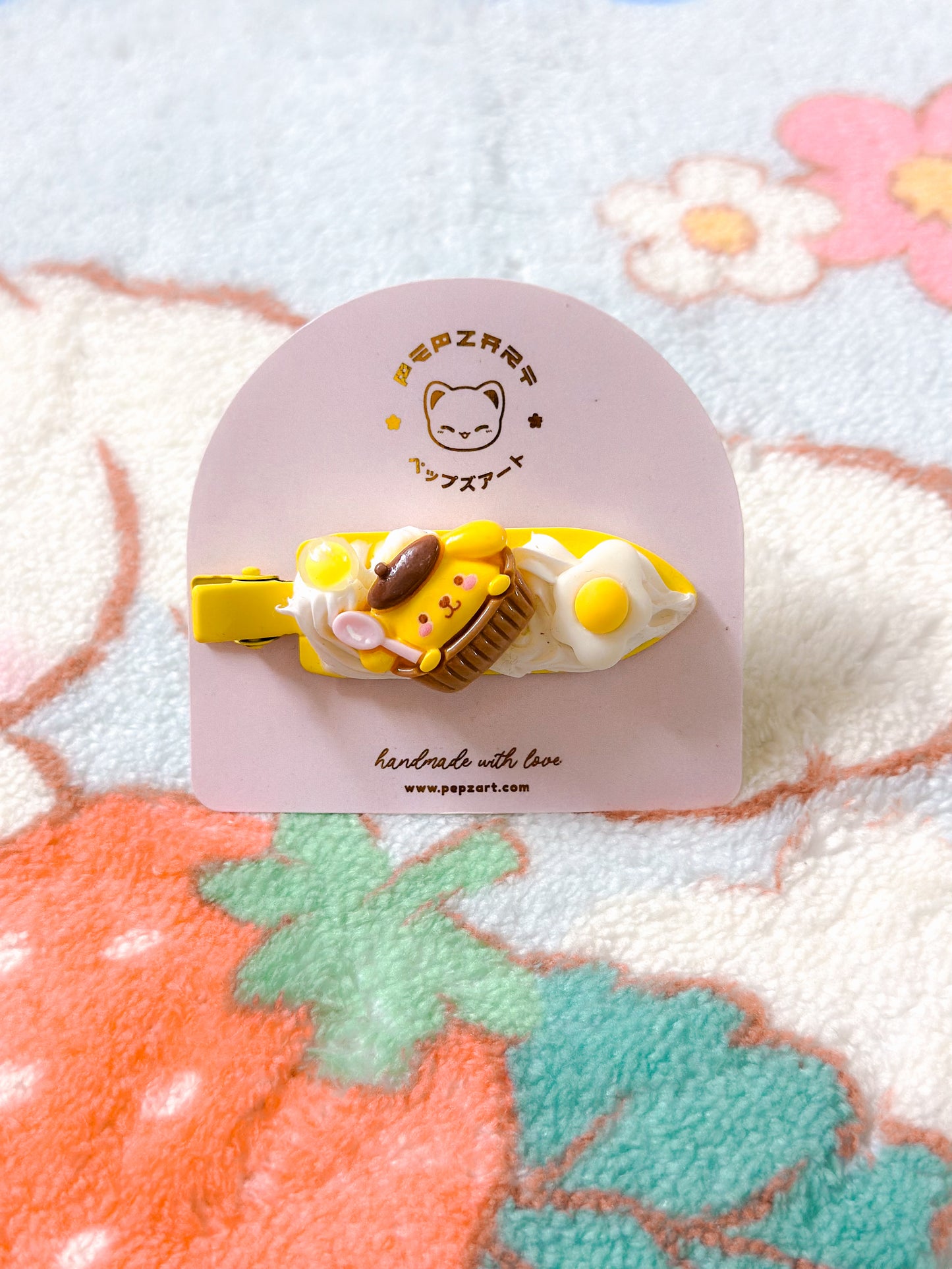 Pompompurin Eggy Hair Clip