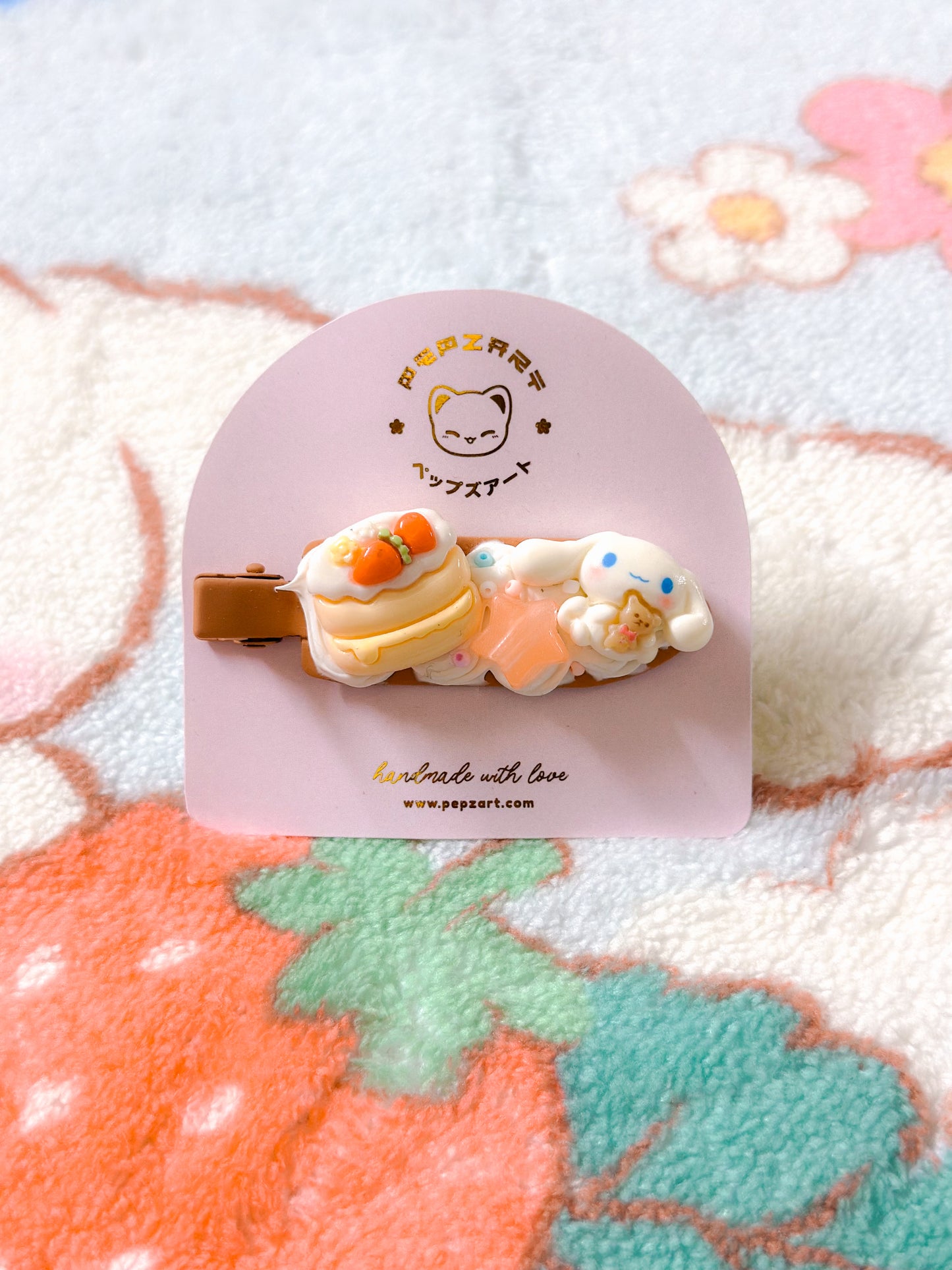 Cinnamoroll breakfast Hair Clip