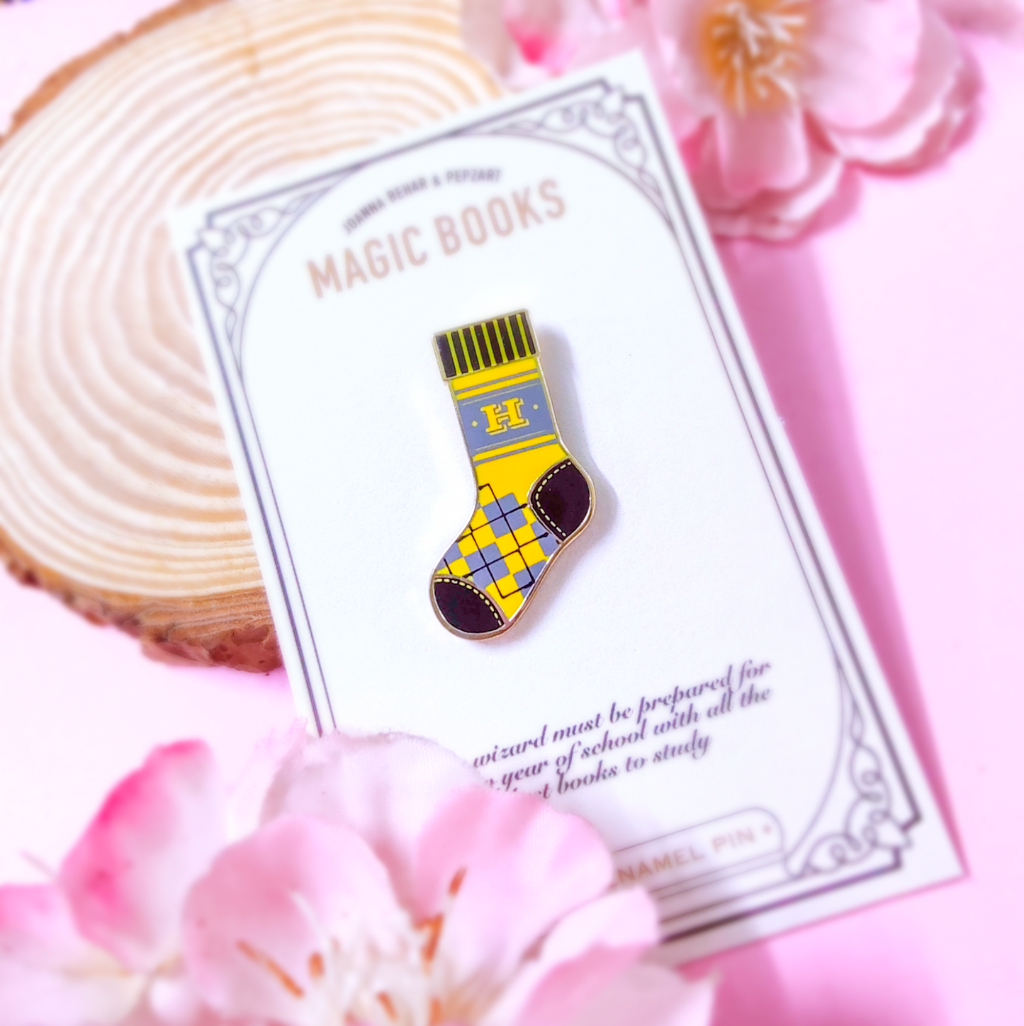 House Sock Enamel Pin