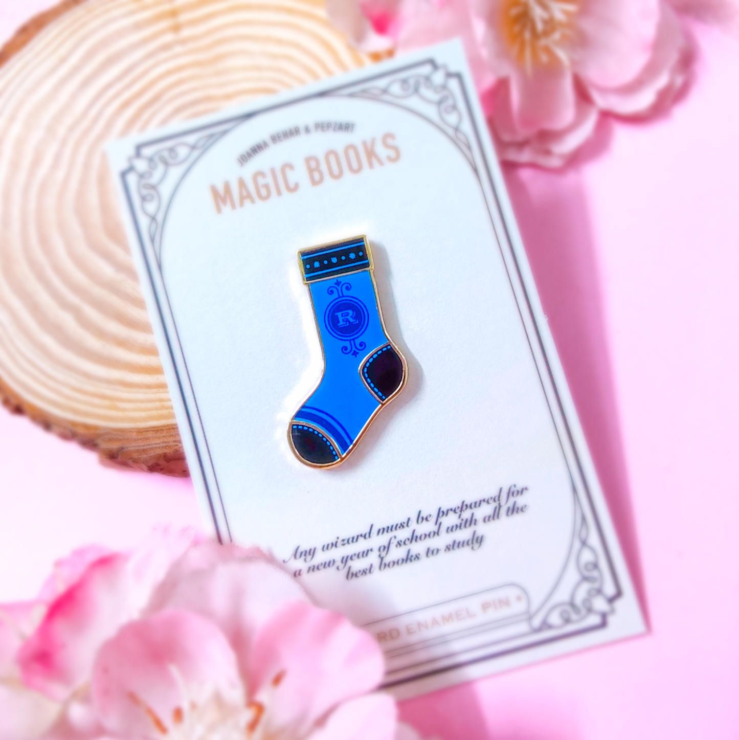 House Sock Enamel Pin