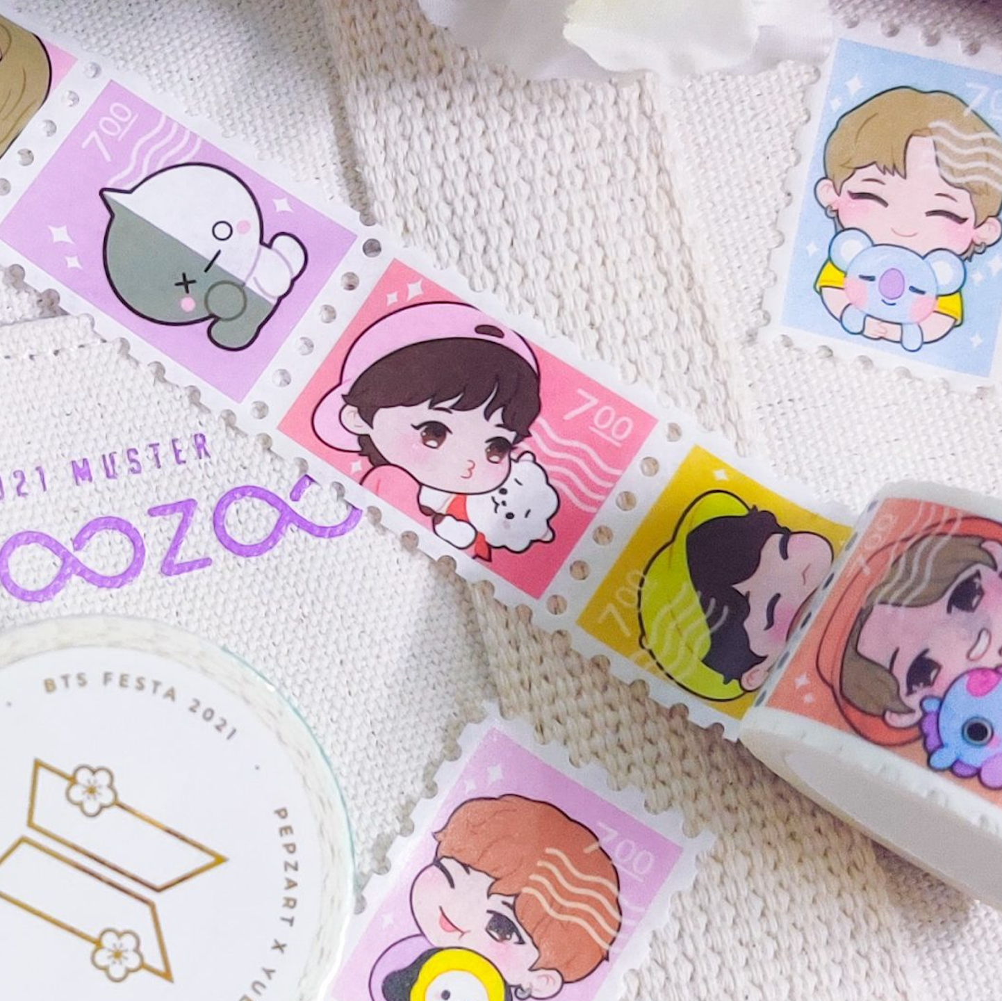 BTS Festa : Stamp Washi Tape