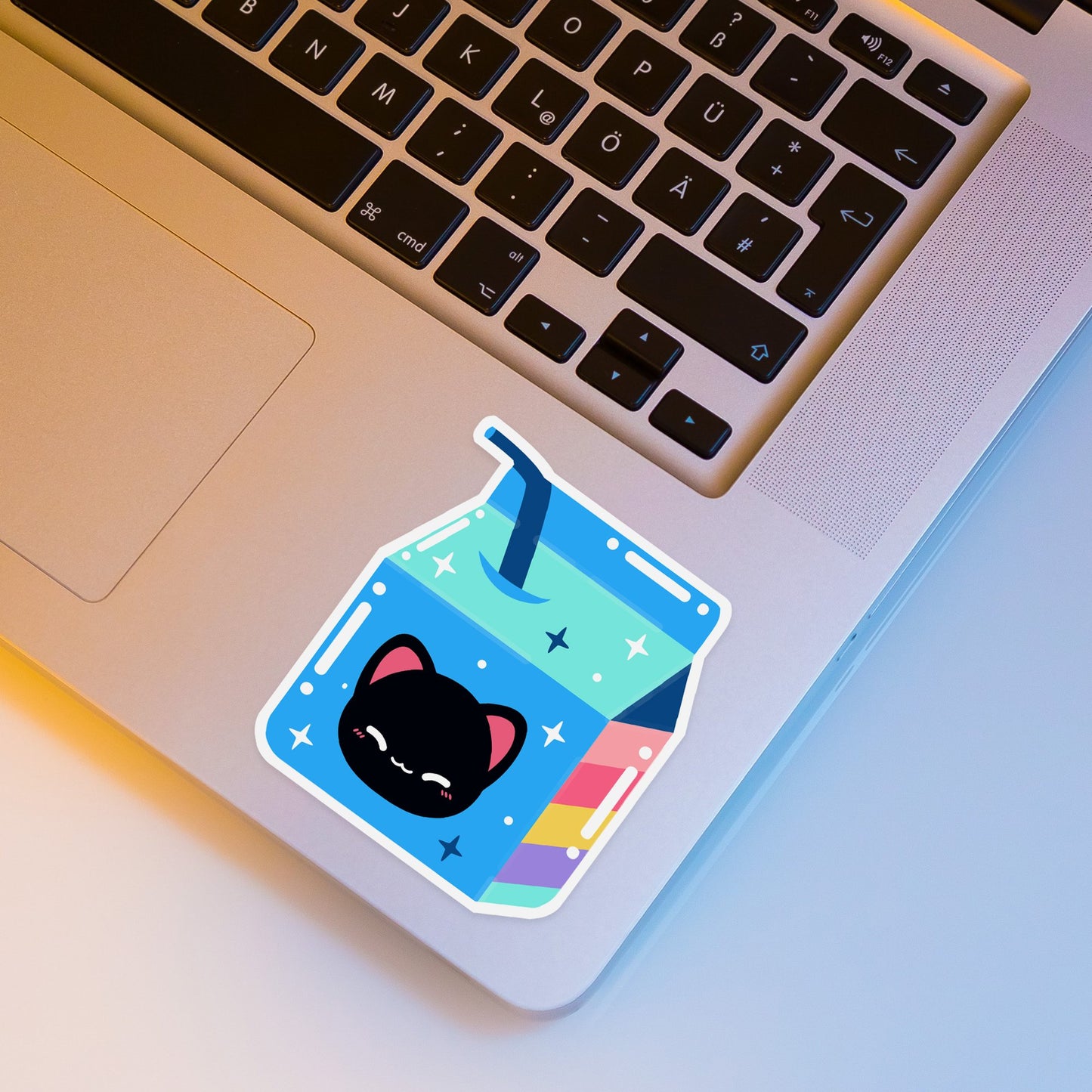 Kawaii Milk Carton Vinyl Sticker