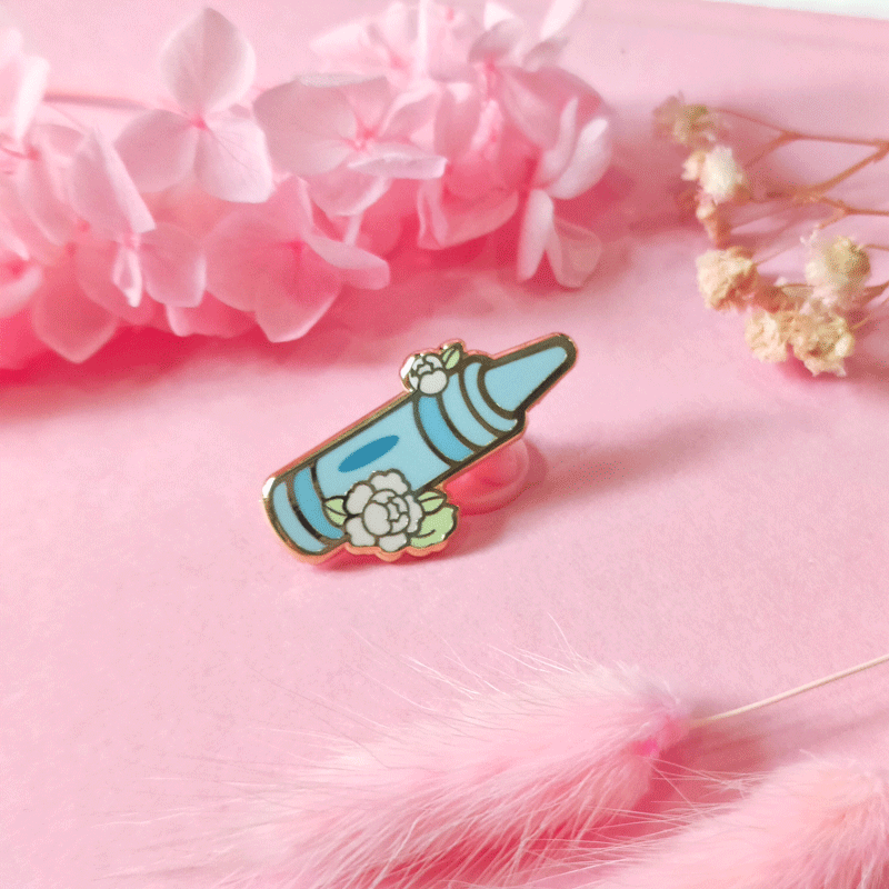 Pastel Crayon Pin