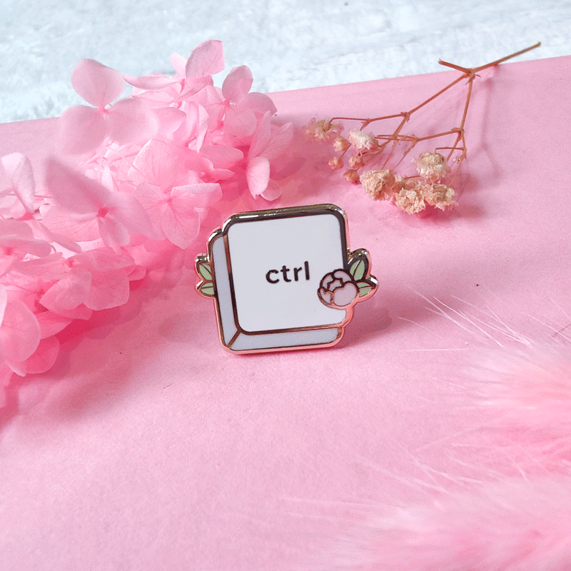 Ctrl Enamel Pin