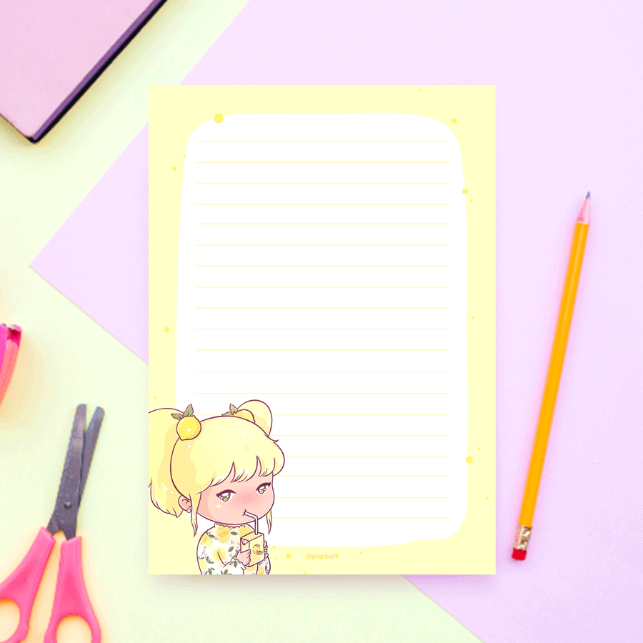Fruity Girlfriends Notepad : Lemoney