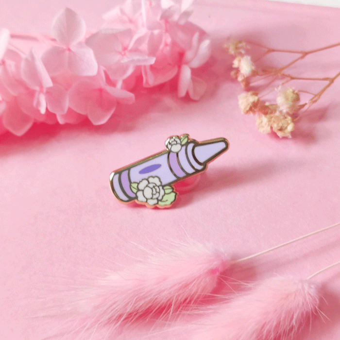 Pastel Crayon Pin