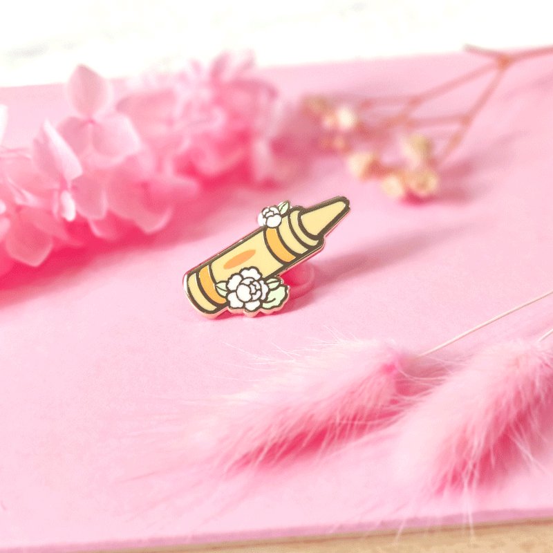 Pastel Crayon Pin