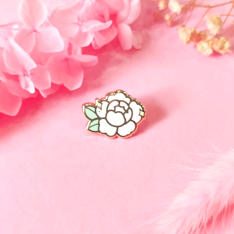 Peony Mini Pin