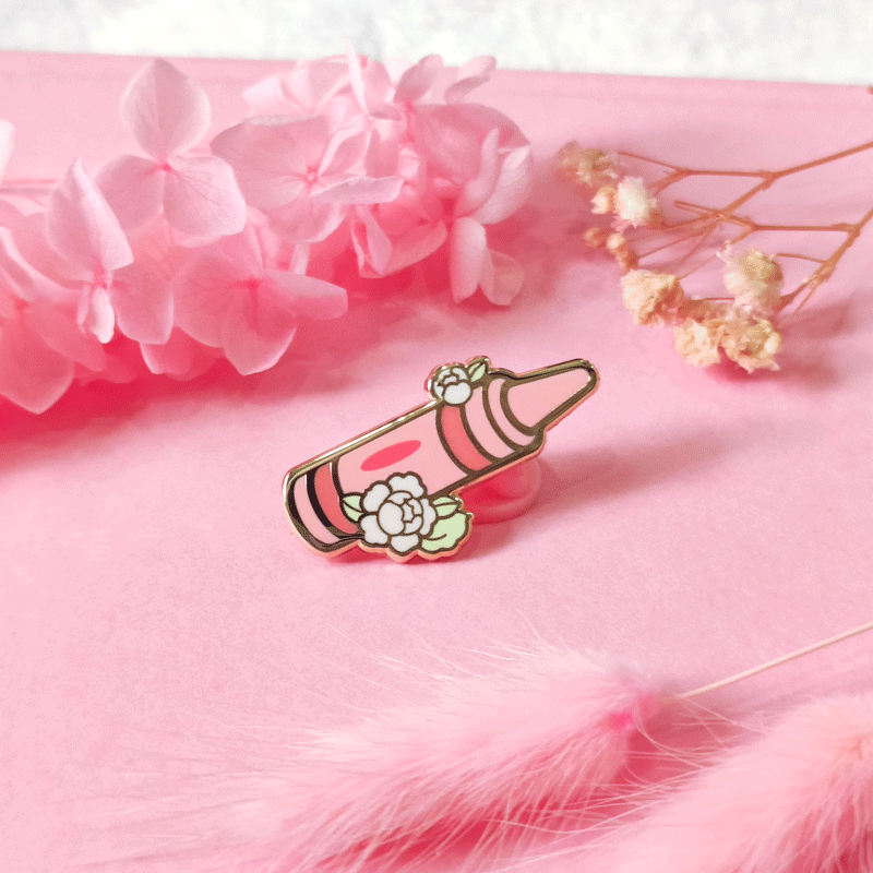 Pastel Crayon Pin