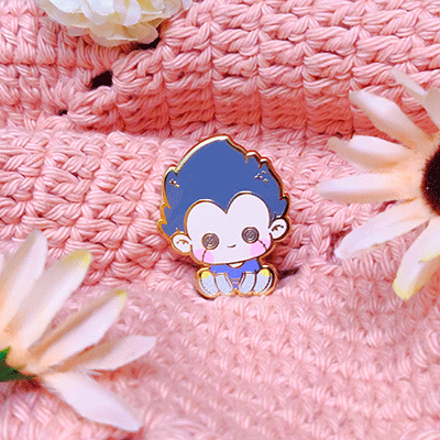 Vegeta Enamel Pin