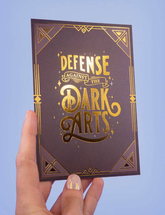 Defense Against the Dark Arts Postcard