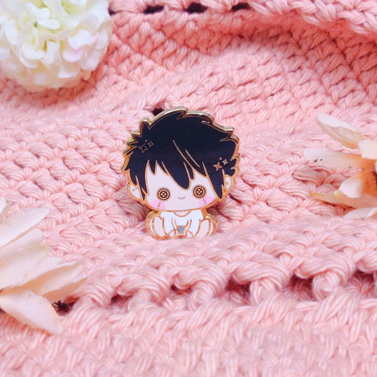 L Lawliet Enamel Pin