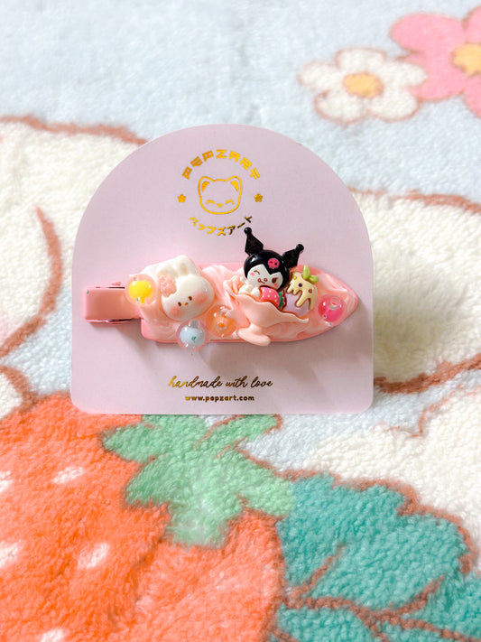 Kuromi Cute Hair Clip