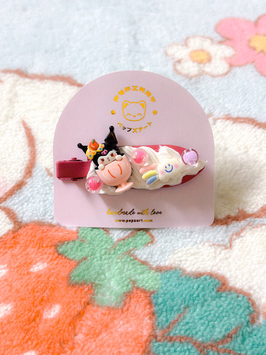 Kuromi Parfait Hair Clip