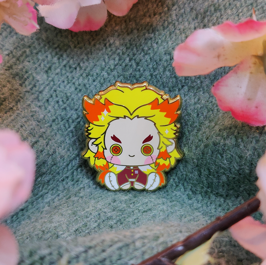 Rengoku Enamel Pin