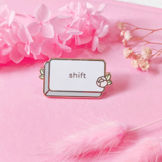 Shift Enamel Pin