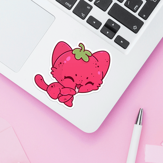 Berry Cat Sticker